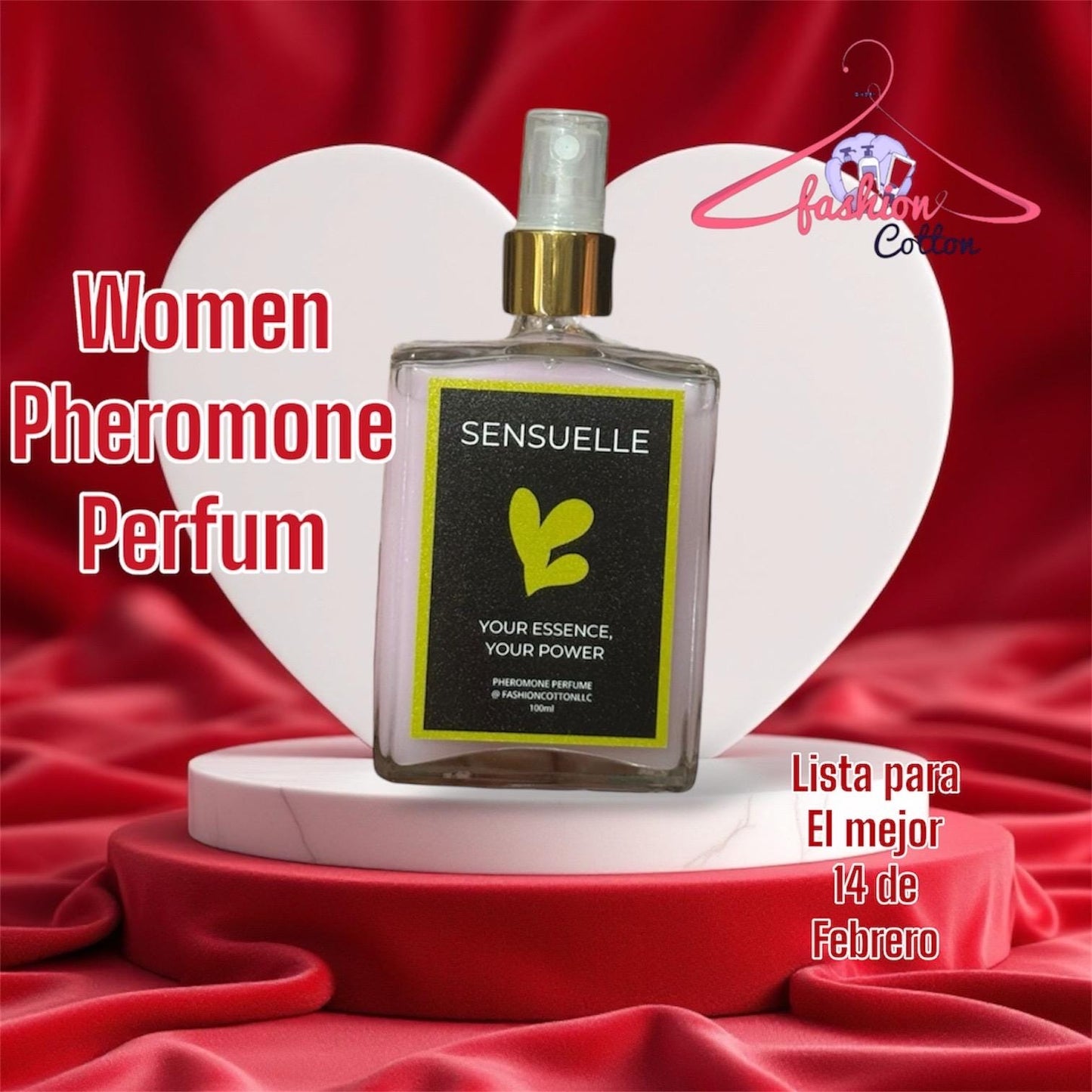 Sensuelle women pheromone perfume.