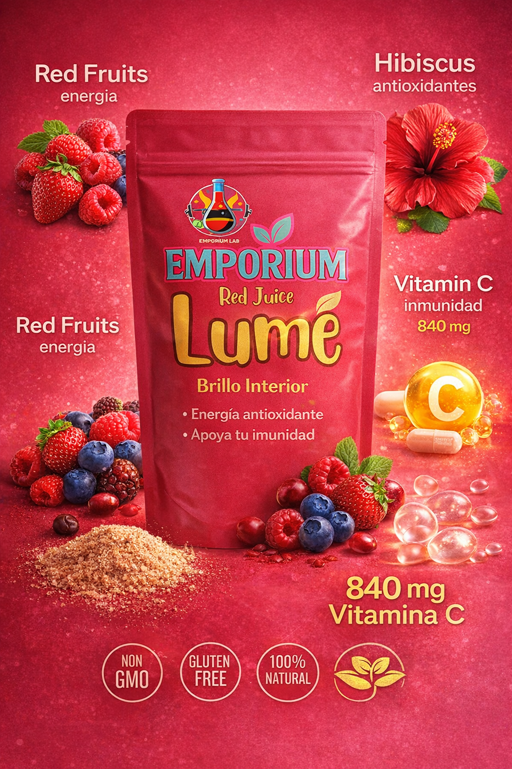 🍓 Red Juice LUME | Brillo Interior ✨