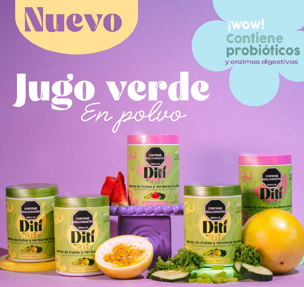Diti jugos verdes en polvo que ayudan a tu microbiota