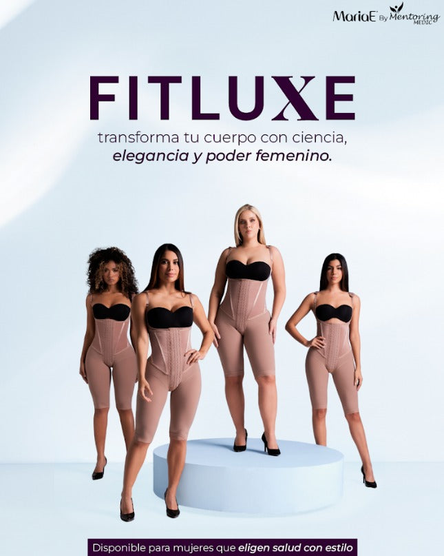 FITLUXE FAJAS CON COLABORACION CON MARIA E, MENTORING MEDIC,