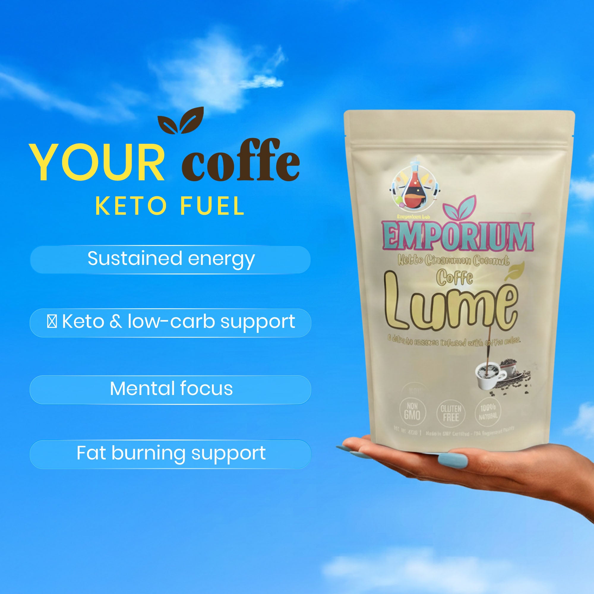 ☕ Keto Cinnamon Coconut Coffee LUME | Ritual Diario ✨
