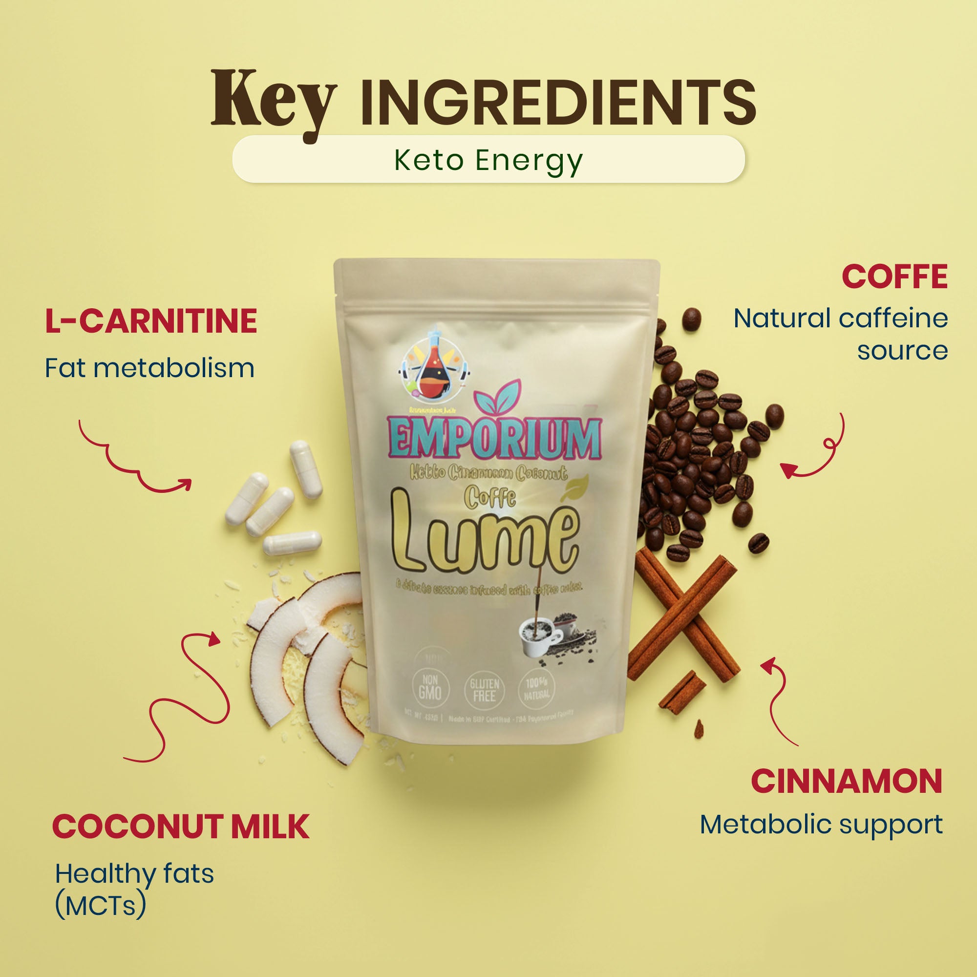 ☕ Keto Cinnamon Coconut Coffee LUME | Ritual Diario ✨
