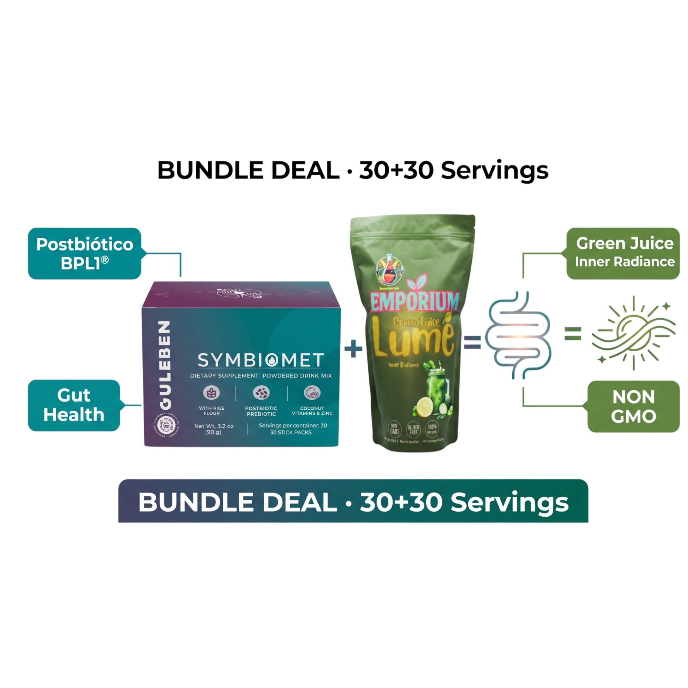 Kit Wellness: Green Juice + SYMBIOMET BPL1® HT