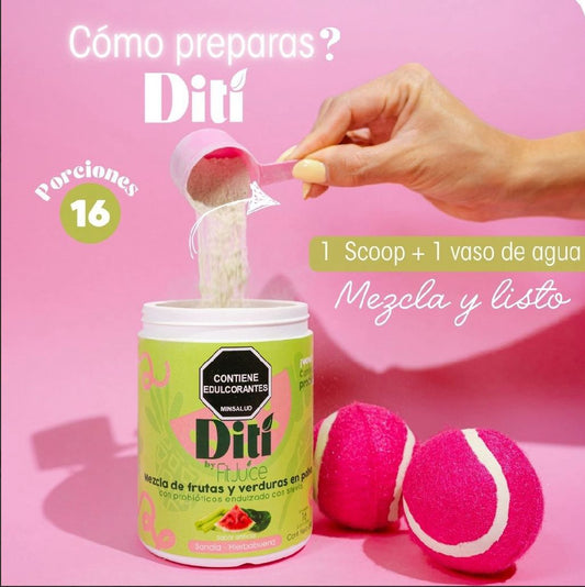 Diti, Posbion USA, jugo en polvo verde 