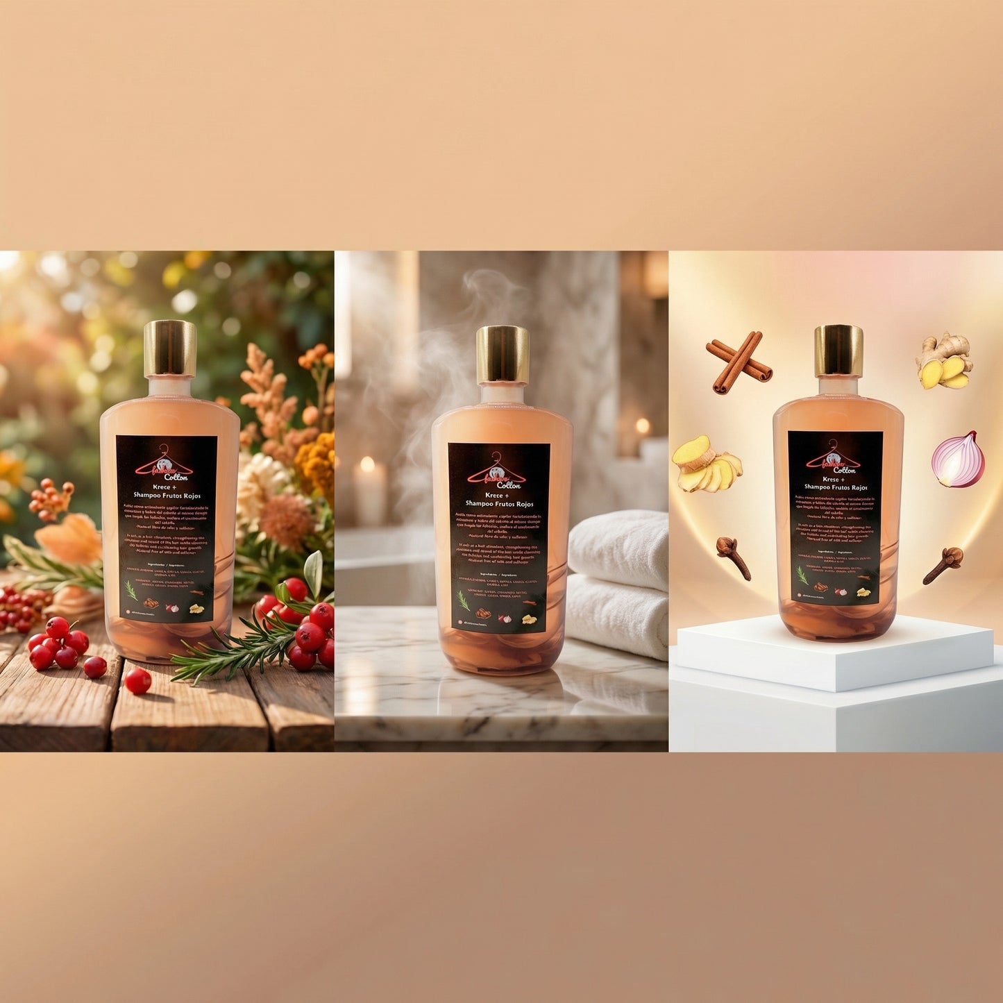 Krece+ Red Fruits Shampoo(Quick Long)