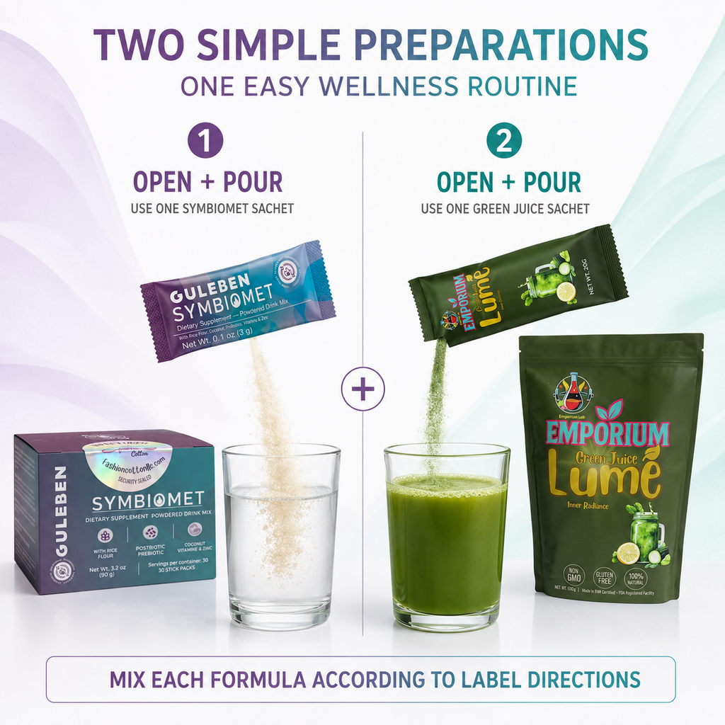 Kit Wellness: Green Juice + SYMBIOMET BPL1® HT