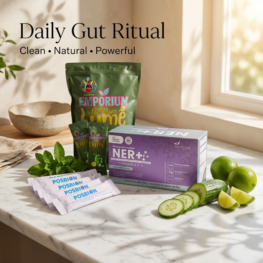 Kit POSBION BPL1® HT + Ner+ Proteína + Green Juice | Bienestar Diario