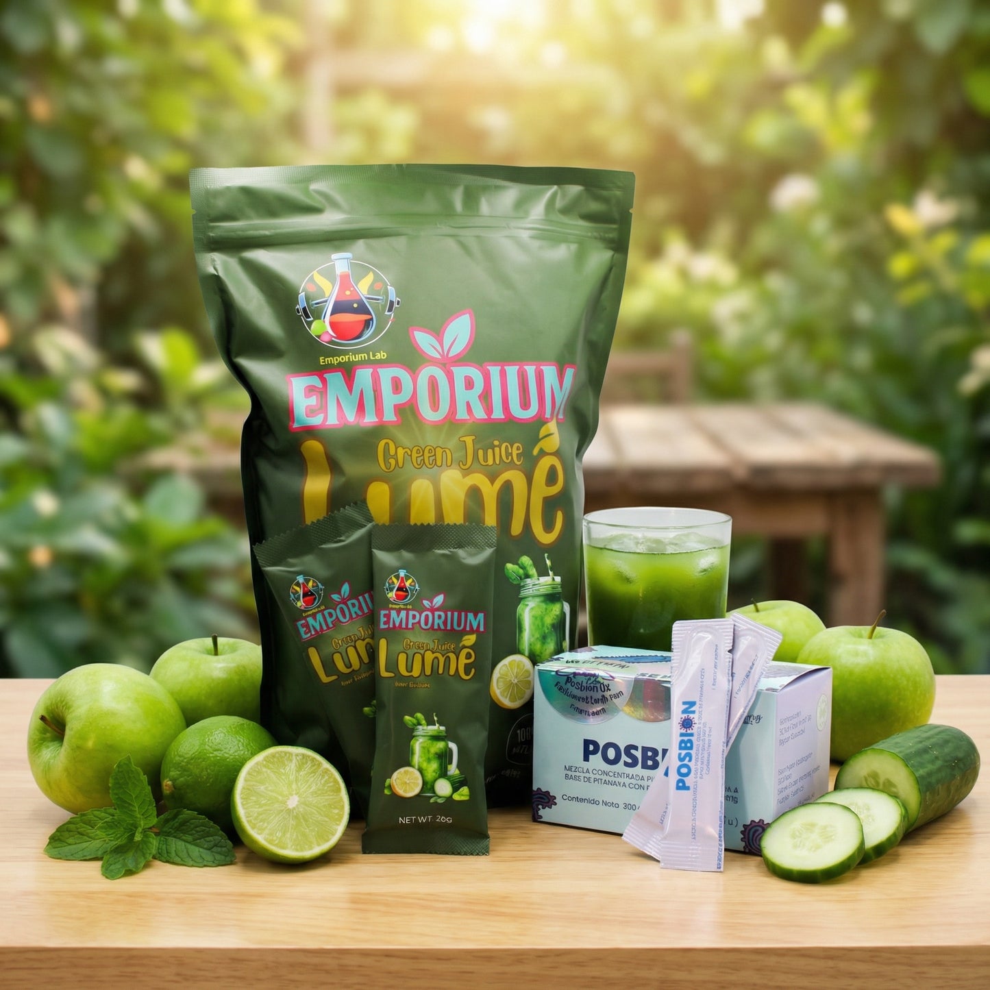 Posbion & GREEN JUICE LUME