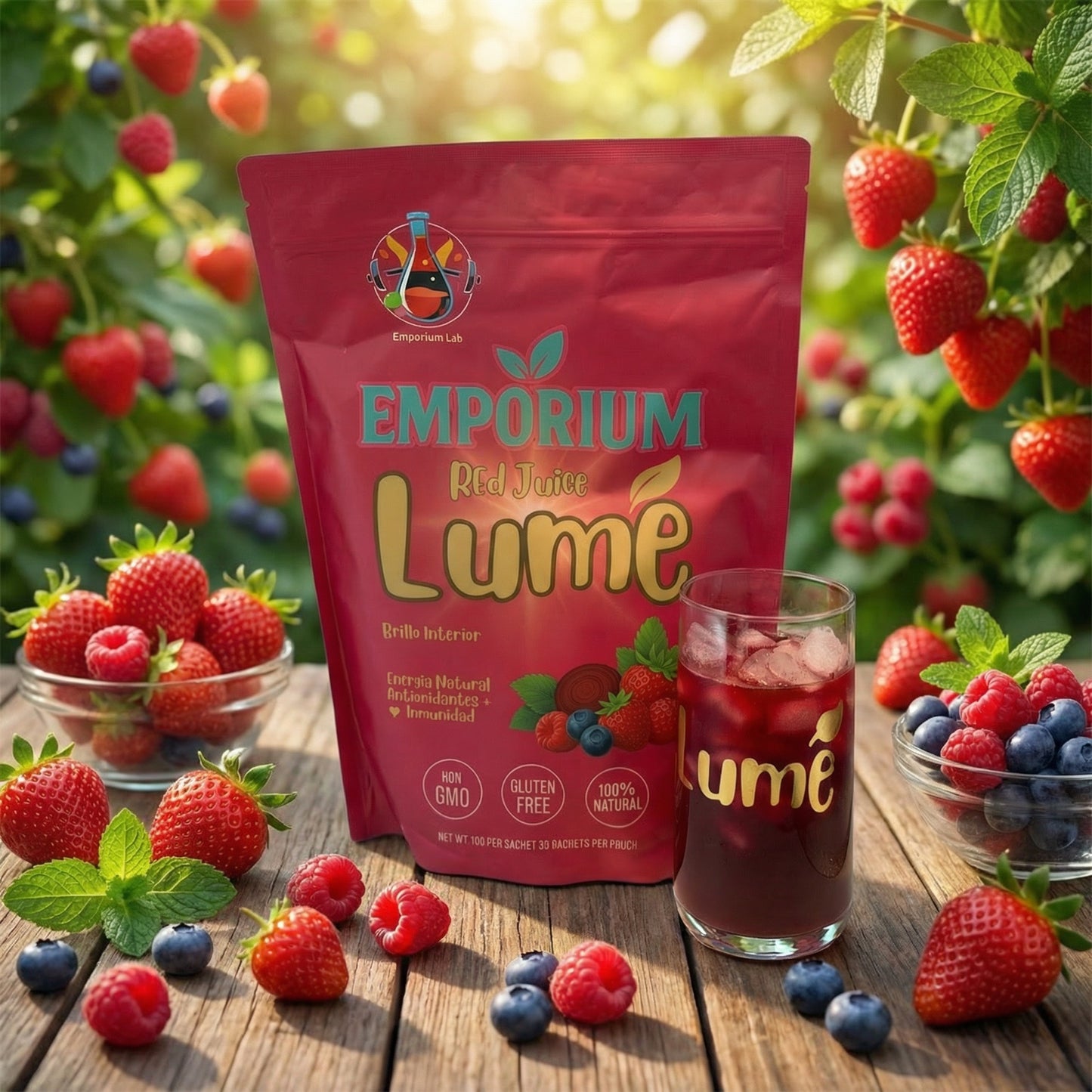 🍓 Red Juice LUME | Brillo Interior ✨